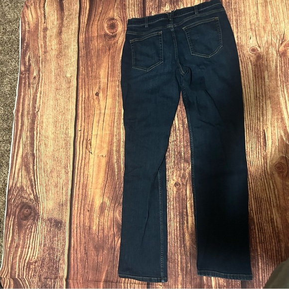 Women’s Duluth Trading Co. Straight Jeans Medium Wash Size 12 x 33 - Picture 5 of 6